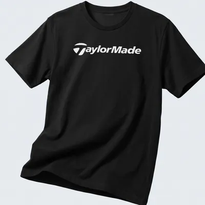 Minimalist black and white shirt with 'Quality For Golf Brand' typography