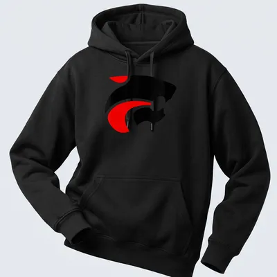 Stylized jaguar logo in black, red, and white for Jackson Memorial Jaguars — printed on a unisex hoodie