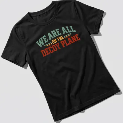Retro distressed Political Humor t-shirt with bold text and colorful design — printed on a women's shirt